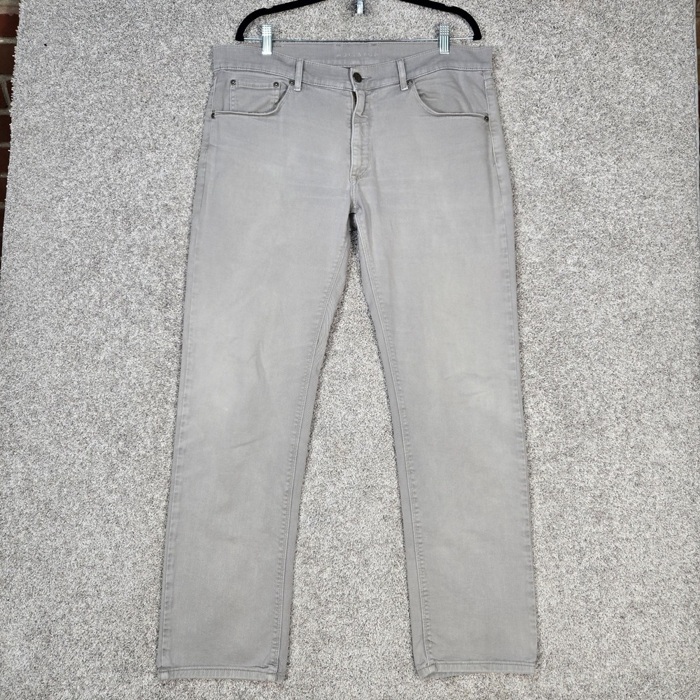 Mott & Bow Slim Fit  Jeans Mens 36x34 (fit 37x31) Stretch Gray